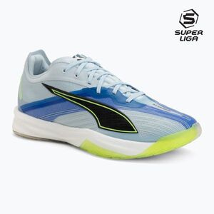 Kézilabda cipő PUMA Accelerate Nitro SQD 5 aqua glow/puma black/green glare/royal sapphire (Accelerate Nitro SQD 5 109016 01) kép