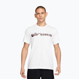 Férfi futó póló Nike Dri-Fit Running T-Shirt white/mystic dates (Dri-Fit Running IV4688-101) kép