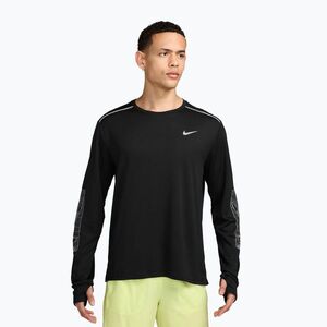Férfi futó hosszú ujjú póló Nike Miler black (Miler Dri-FIT UV Protection Winterized IO1233-010) kép