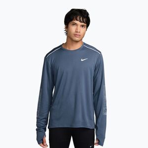 Férfi futó hosszú ujjú póló Nike Miler new slate (Miler Dri-FIT UV Protection Winterized IO1233-438) kép