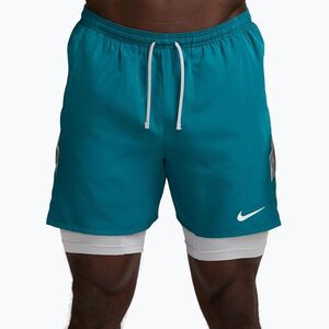 Férfi futónadrág Nike Miler Dri-Fit 2in1 5" bright spruce (Miler Dri-Fit 2in1 5" IO1227-372) kép