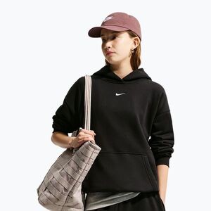Gyerekpulóver Nike Sportswear Studio Fleece black/white (Sportswear Studio Fleece Oversized IM4964-010) kép