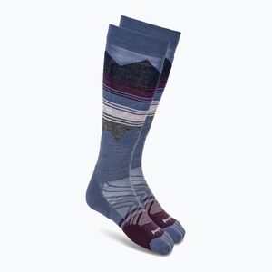 Női sízokni Smartwool Ski Targeted Cushion Pattern OTC nightfall blue (Ski Targeted Cushion Pattern OTC SW001863P431) kép