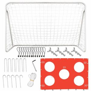 Gyermek foci edzőkapu 2in1 + pontossági alátét 215 x 153 x 76 cm kép