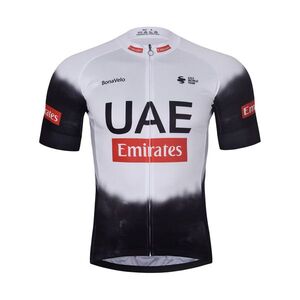 BONAVELO Rövid ujjú kerékpáros mez - UAE 2025 - fehér/fekete kép