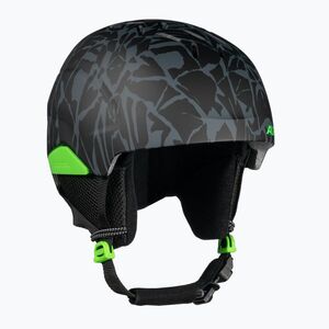 Gyermek síbukósisakok Alpina Pizi black/green camo matt (Pizi A9246231) kép