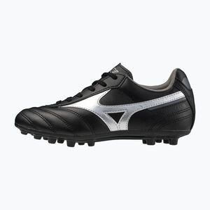 Gyermek focicipő Mizuno Morelia II Club AG fekete/galaxis ezüst/sötét árnyék Mizuno Morelia II Club AG fekete/galaxis ezüst/sötét árnyék (Morelia II Club AG P1GB241703) kép