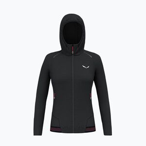 Női trekking pulóver Salewa Pedroc PL Hooded black out (Pedroc PL Hd 00-0000028575) kép