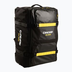 Cressi Sea Horse utazótáska 152 l fekete/sárga (Sea Horse UB954000) kép