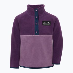 Gyerek polár pulóver Didriksons Monte 6 Half Button northern purple (Monte 6 Half Button 506309-I17-090) kép