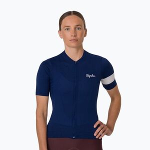 Női kerékpáros mez Rapha Core Lightweight Jersey navy/white (Core Lightweight Jersey W BOA01XXMBWSML) kép