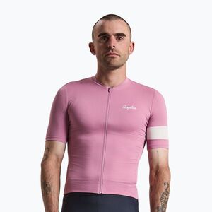 Férfi kerékpáros mez Rapha Core Lightweight Jersey dusty mauve/white (Core Lightweight Jersey BND01XXMVUMED) kép