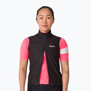 Női kerékpáros mellény Rapha Core Gilet black/white (Core Gilet W ANI01XXBLWSML) kép