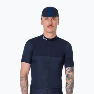 Férfi kerékpáros mez Rapha Brevet Element Jersey dark navy/white (Brevet Element Jersey BUP01XXDNWMED) kép