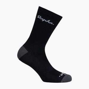 Zokni Rapha Logo Socks black/dark grey (Logo Socks LGK02XXAGRSML) kép