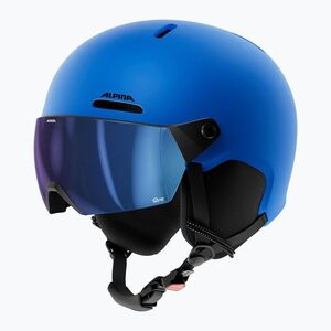 Gyerek sísisak Alpina Zupo 2 Visor Q-Lite blue matt (Zupo 2 Visor Q-Lite A9263311) kép