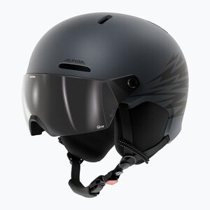 Gyerek sísisak Alpina Zupo 2 Visor Q-Lite midnight grey (Zupo 2 Visor Q-Lite A9263310) kép