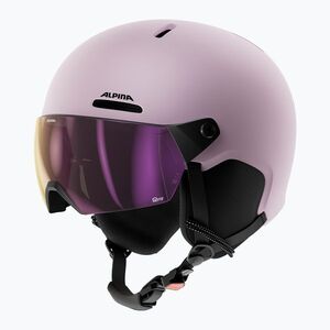 Gyerek sísisak Alpina Zupo 2 Visor Q-Lite rose matt (Zupo 2 Visor Q-Lite A9263312) kép