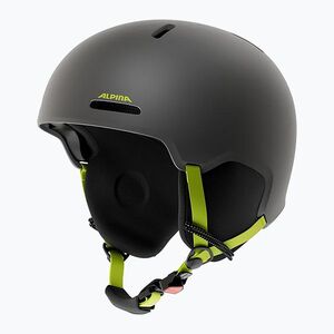 Gyerek sísisak Alpina Zupo 2 charcoal neon matt (Zupo 2 A9261332) kép