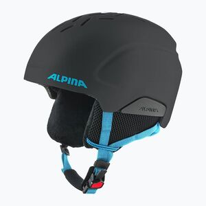 Gyerek sísisak Alpina Pizi black blue matt (Pizi A9246238) kép
