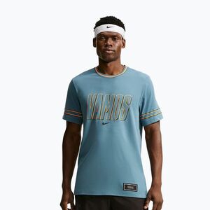 Férfi póló Nike Court Dri-FIT Cotton smokey blue (Court Dri-FIT Cotton IM6121-008) kép
