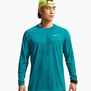 Férfi futó hosszú ujjú póló Nike Stride bright spruce (Stride Dri-Fit AV HV2702-372) kép