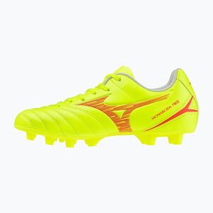 Gyermek focicipők Mizuno Monarcida Neo III Select Jr AG safety yellow/fiery coral 2 (Monarcida Neo III Select AG P1GB242645) kép