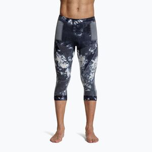 Thermoaktív nadrág X-Bionic Energy Accumulator Wild 3/4 tiedye x black/fluo pink (Energy Accumulator Wild 3/4 EASP49W25U) kép