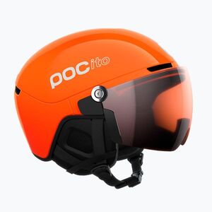 Gyerek sísisak POC POCito Obex Visor S2 Jr fluo orange/clarity pocito/partly sunny/lt orange (POCito Obex Visor S2 Jr 10212) kép