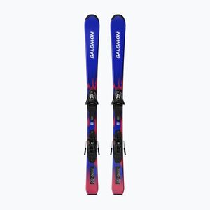 Gyermek lesikló sílécek + kötések Salomon Equipe Jr S + C5 GW race blue/equipe red (Equipe Jr S + C5 GW L45422000) kép