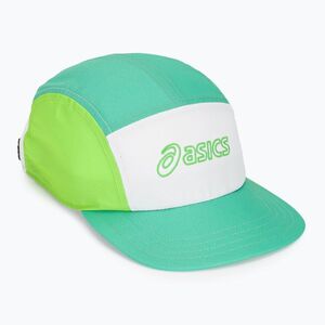 Baseball sapka ASICS Performance Running 5 panel aurora green/cream (Performance Running 5 Panel 3013B331-300) kép