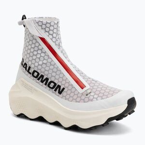 Férfi futócipő Salomon S/Lab Ultra Dust white/fiery red/vanilla ice (S/Lab Ultra Dust L47723900) kép