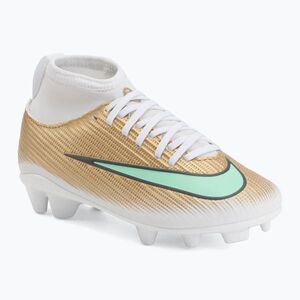 Gyermek focicipők Nike Jr. Mercurial Superfly 11 Club "Kylian Mbappé" metallic gold/green glow (Mercurial Superfly 11 Club "Kylian Mbappé" Jr MG IR0788-701) kép