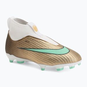 Gyermek focicipők Nike Jr. Mercurial Superfly 11 Academy "Kylian Mbappé" metallic gold/green glow (Mercurial Superfly 11 Academy "Kylian Mbappé" Jr MG IR0790-701) kép