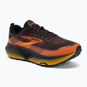 Férfi futócipők Brooks Cascadia 20 black/tigerlily/orange (Cascadia 20 1104891D016.085) kép
