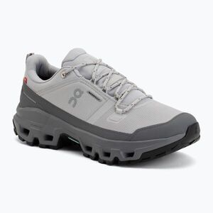 Férfi kirándulócipők On Cloudrock Low Waterproof glacier/rock (Cloudrock Low Waterproof 3MF10251472) kép