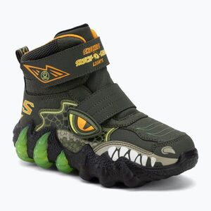 Gyerek hótaposó SKECHERS Skech-O-Saurus Lights 2.0 green (Skech-O-Saurus Lights 2.0 400122L OLV) kép