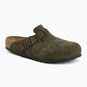 Papucsok BIRKENSTOCK Boston Suede Leather thyme (Boston Suede Leather Regular 1024721) kép