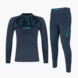 Gyermek termo alsónemű szett Alpinus Tactical Gausdal grafit/kék (Tactical Gausdal Set B22595) kép