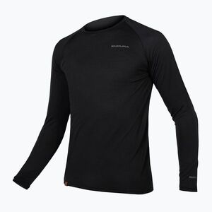 Férfi Endura Baabaa Merino kerékpáros hosszú ujjú fekete (Baabaa Merino E3183BK) kép