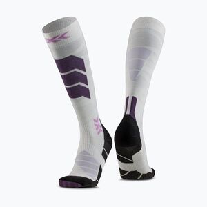Sízokni X-Socks Ski Expert Silk Merino Otc white/lavender (Ski Expert Silk Merino Otc SYKMW24U-W315) kép