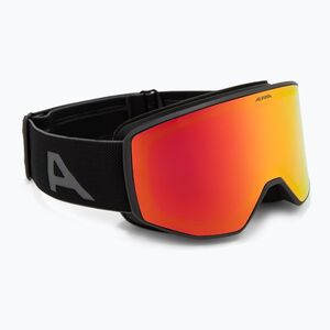 Síszemüveg Alpina Venet Q-Lite black matt/red (Venet Q-Lite A7314831) kép