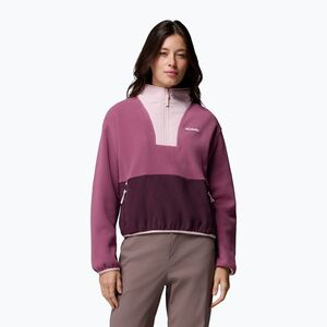 Női polár pulóver Columbia Sequoia Grove II Half Zip Fleece Antique Mauve/Moonvista/Mineral Pink (Sequoia Grove II Half Zip Fleece 2173841551) kép