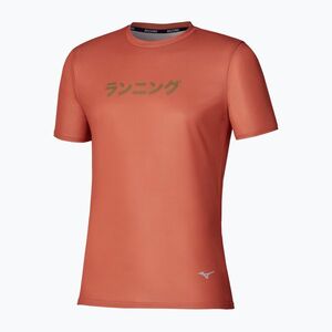 Férfi futó póló Mizuno Core Graphic Short Sleeve ginger (Core Graphic J2GAD51053) kép