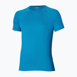 Férfi futó póló Mizuno Active Dryaeroflow blue jewel (Active DryAeroFlow J2GAD50621) kép