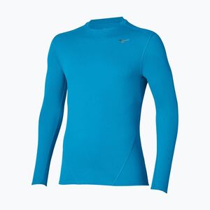 Férfi futó hosszú ujjú póló Mizuno Tech Thermal Charge Breath Thermo Long Sleeve Tee blue jewel (Tech Thermal Charge Breath Thermo J2GAD50321) kép