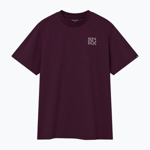 Kerékpáros mez Endura Stacked Logo Graphic Tee black cherry (Stacked Logo Graphic TE024PBC) kép