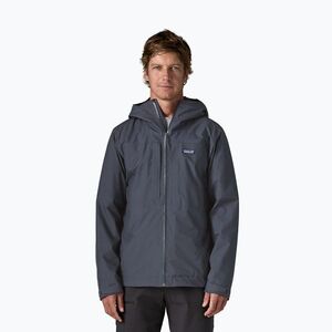 Férfi esőkabát Patagonia Insulated Boulder Fork Rain smolder blue (Insulated Boulder Fork Rain 85220) kép