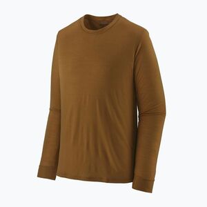 Férfi trekking longsleeve Patagonia Cap Cool Merino Blend LS wolf brown (Cap Cool Merino Blend 44550) kép