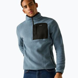 Férfi polár pulóver REGATTA Frankie Borg Half Zip grey mirage/black (Frankie Borg Half Zip RMA718-0TI) kép
